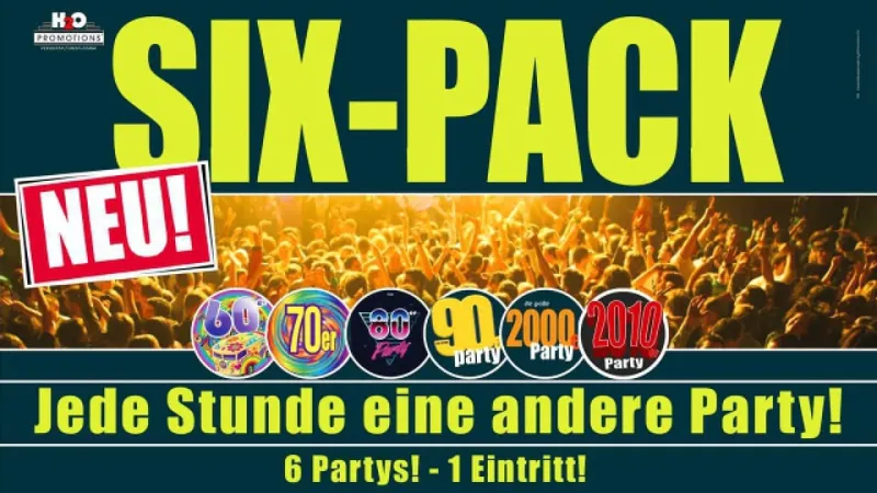 szene-Radar - SIX-PACK PARTY, Substage  in Karlsruhe