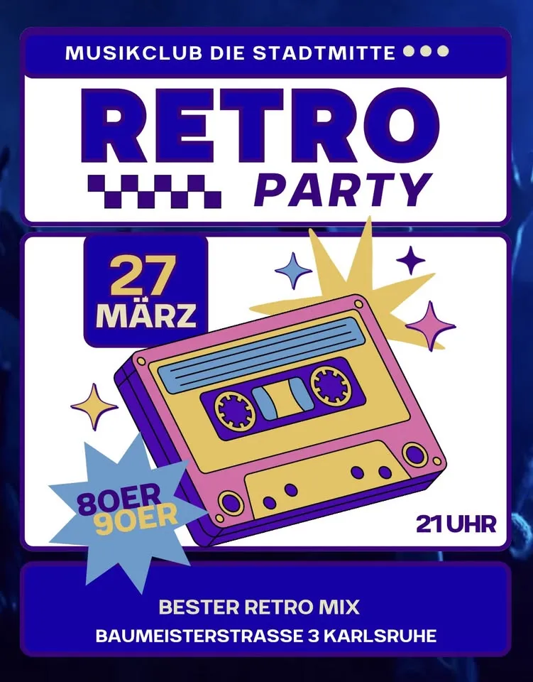 szene-Radar - Retro - Zeitreise-Clubbing, Die Stadtmitte  in Karlsruhe