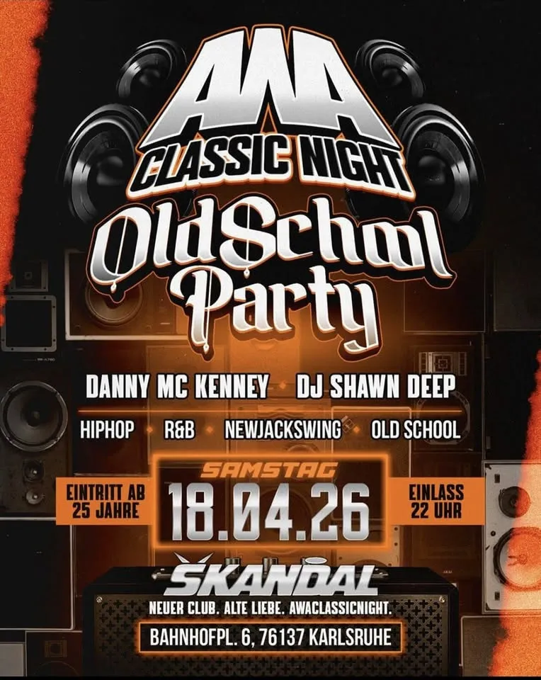 szene-Radar - Oldschool Party , Club Skandal  in Karlsruhe