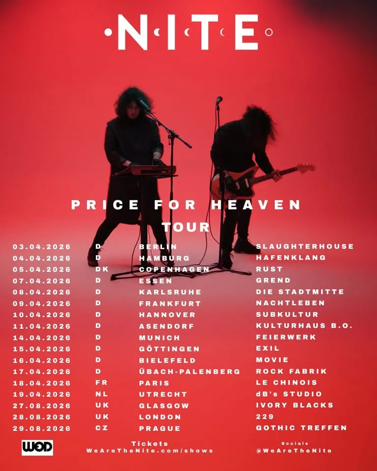 szene-Radar - NITE - Price for Heaven Tour - Special Guest: Oh Madonna, Die Stadtmitte  in Karlsruhe
