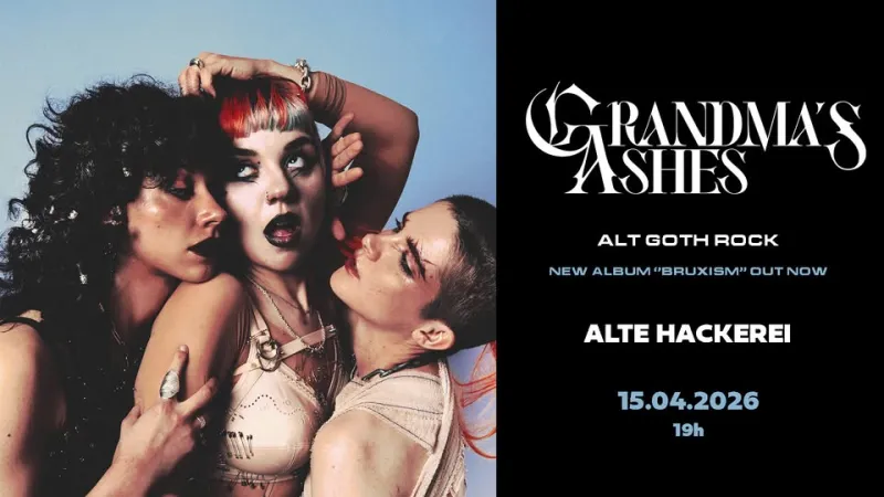 szene-Radar - Grandma's Ashes // Alte Hackerei, Alte Hackerei  in Karlsruhe