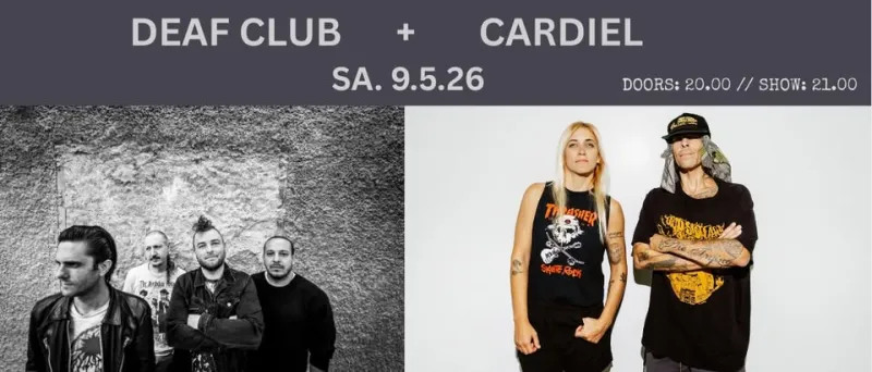szene-Radar - DEAF CLUB + CARDIEL, P8  in Karlsruhe