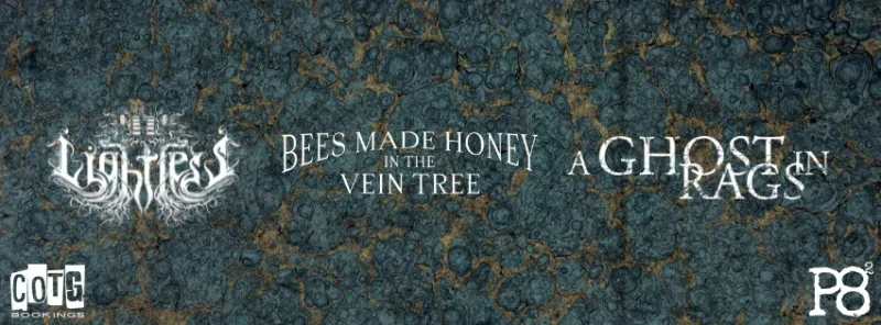 szene-Radar - Lightless + Bees Made Honey in the Vein Tree + A Ghost in Rags @ P82 Karlsruhe, P8  in Karlsruhe