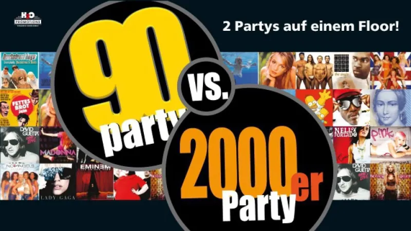 szene-Radar - 90ER VS. 2000ER PARTY, Substage  in Karlsruhe