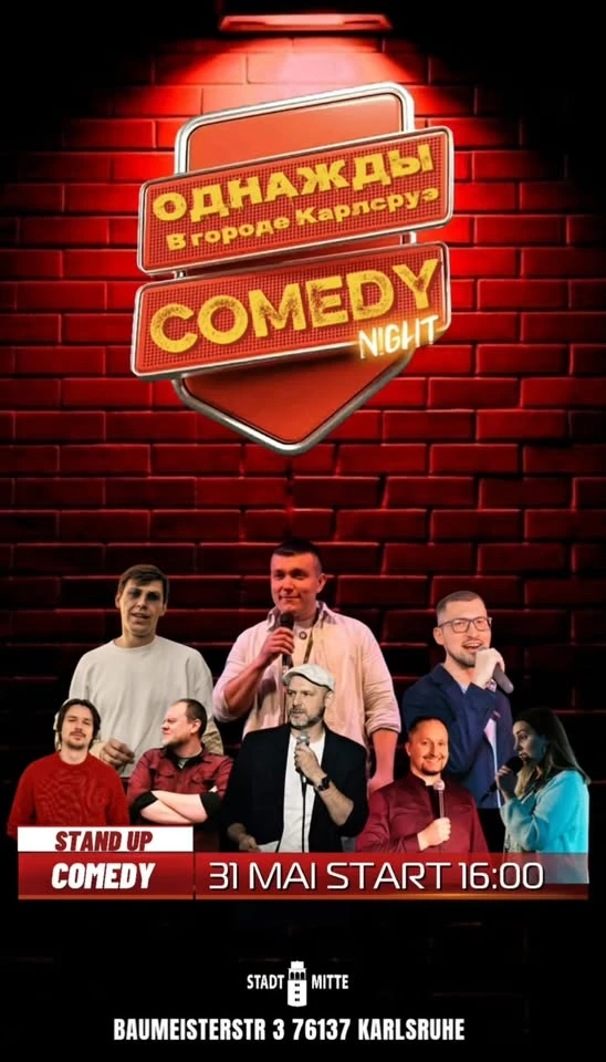 szene-Radar - Standup Comedy, Die Stadtmitte  in Karlsruhe
