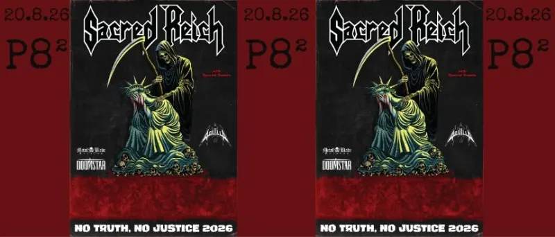 szene-Radar - SACRED REICH // support: Aquilla, P8  in Karlsruhe