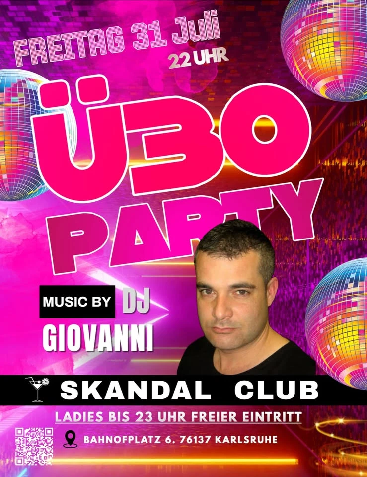 szene-Radar - Ü - 30, Club Skandal  in Karlsruhe