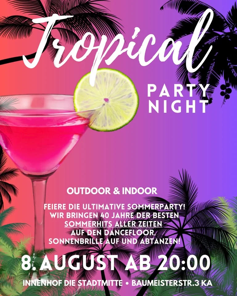 szene-Radar - Tropical Party Night! Tauche ein in das ultimative Urlaubsgefuhl mitten in der Fächerstadt!, Die Stadtmitte  in Karlsruhe