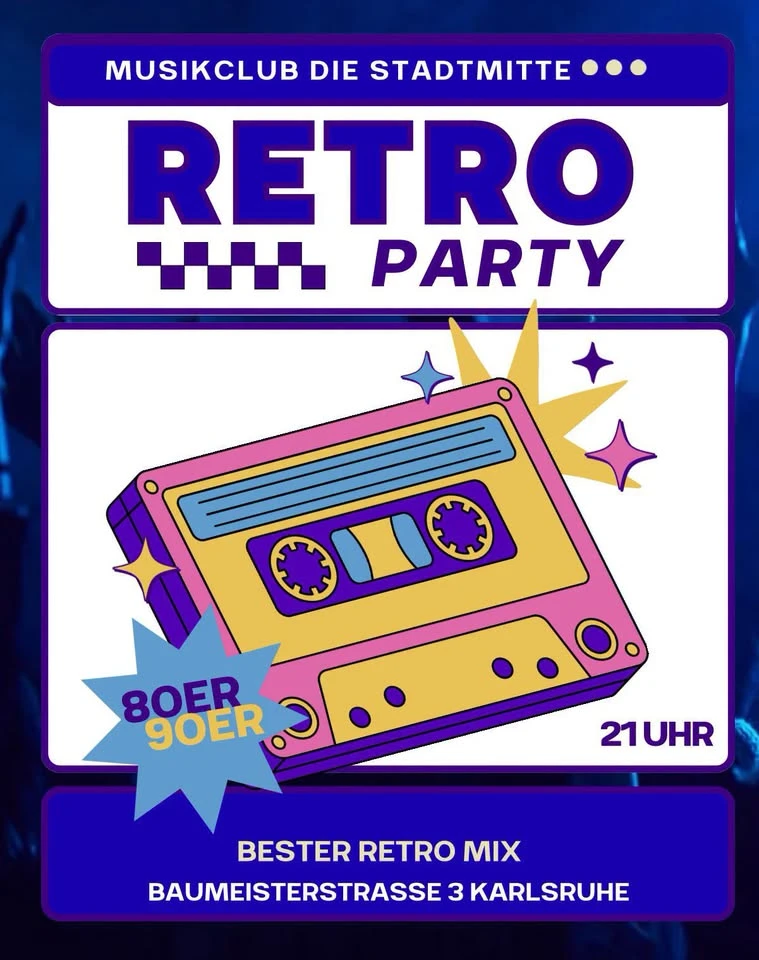 szene-Radar - Retro - die Retro Clubnacht, Die Stadtmitte  in Karlsruhe