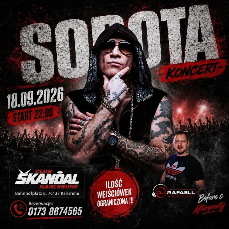 szene-Radar - Polska impreza - Koncert Soboty, Club Skandal  in Karlsruhe