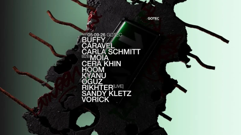szene-Radar - RIKHTER (LIVE), CERA KHIN, OGUZ, CARAVEL and many more..., Gotec Club  in Karlsruhe