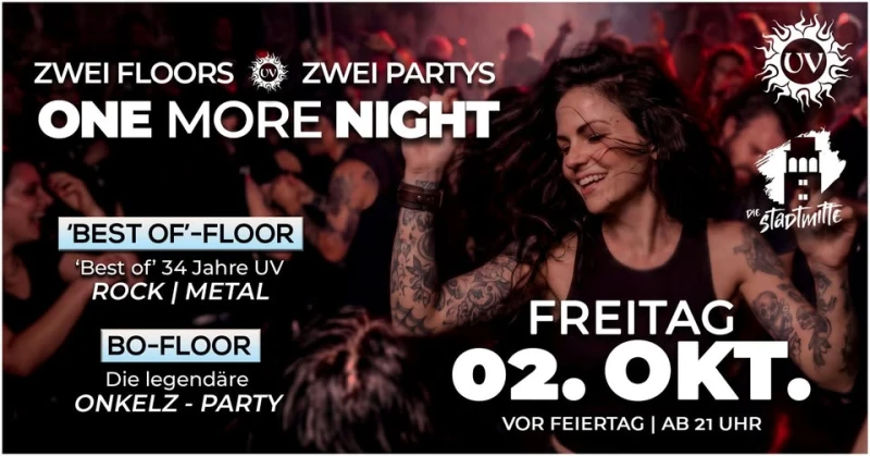 szene-Radar - ONE MORE NIGHT 9, Die Stadtmitte  in Karlsruhe