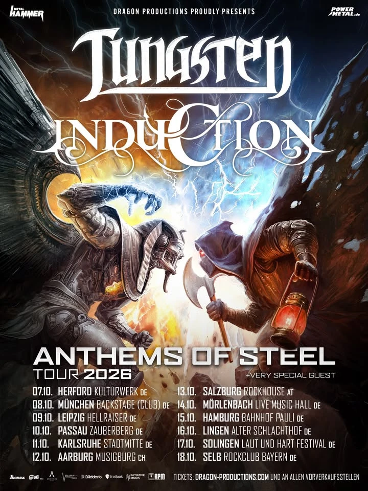 szene-Radar - Tungsten & Induction - Anthems of Steel Co-Headliner-Tour, Die Stadtmitte  in Karlsruhe