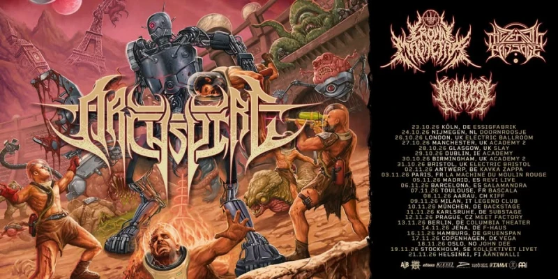 szene-Radar - ARCHSPIRE | CROWN MAGNETAR | THE ZENITH PASSAGE | ANALEPSY, Substage  in Karlsruhe