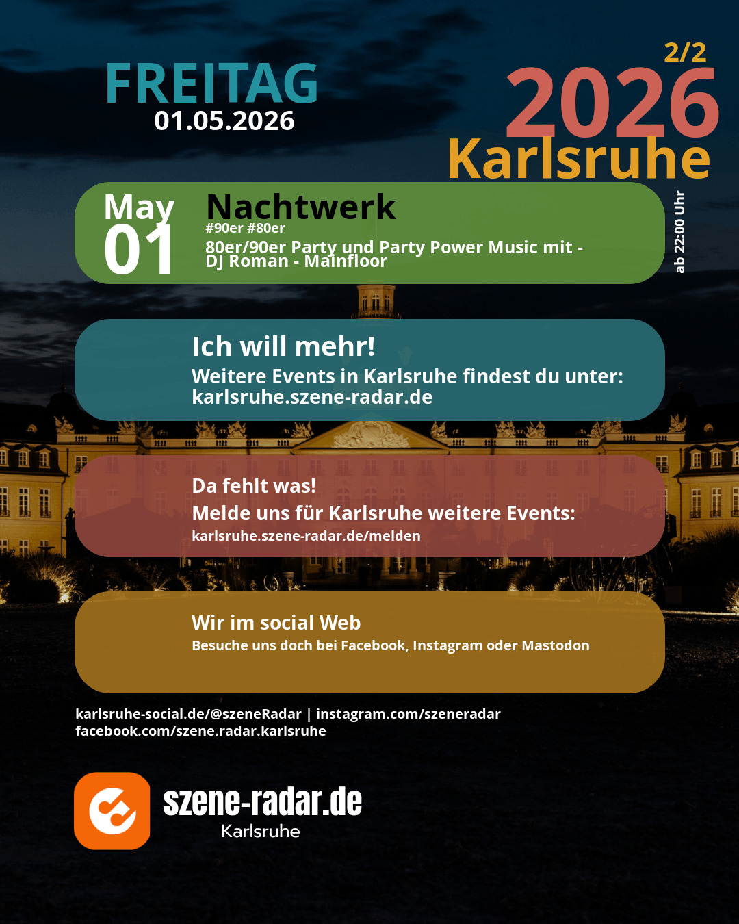 szene-Radar Social Media