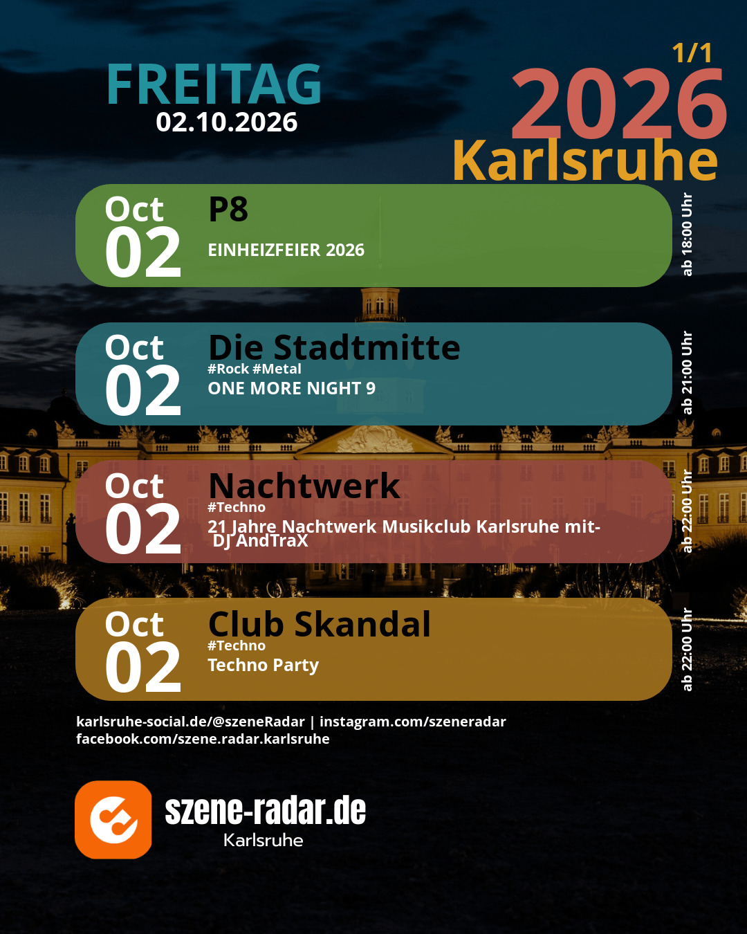 szene-Radar Social Media