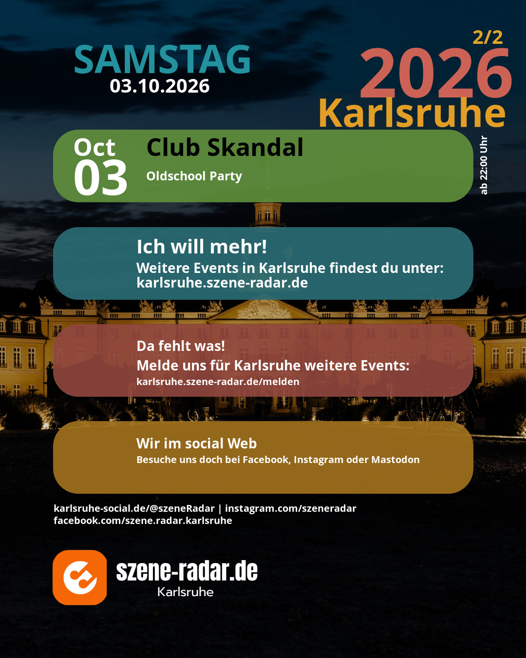 szene-Radar Social Media