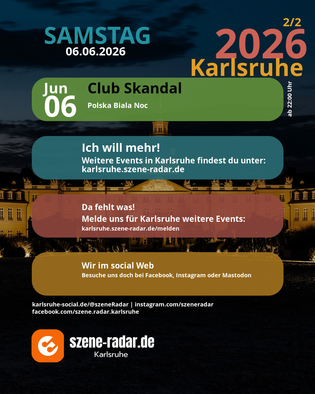szene-Radar Social Media