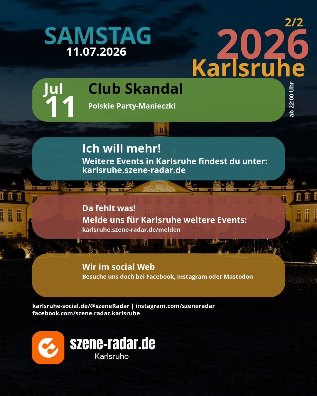 szene-Radar Social Media