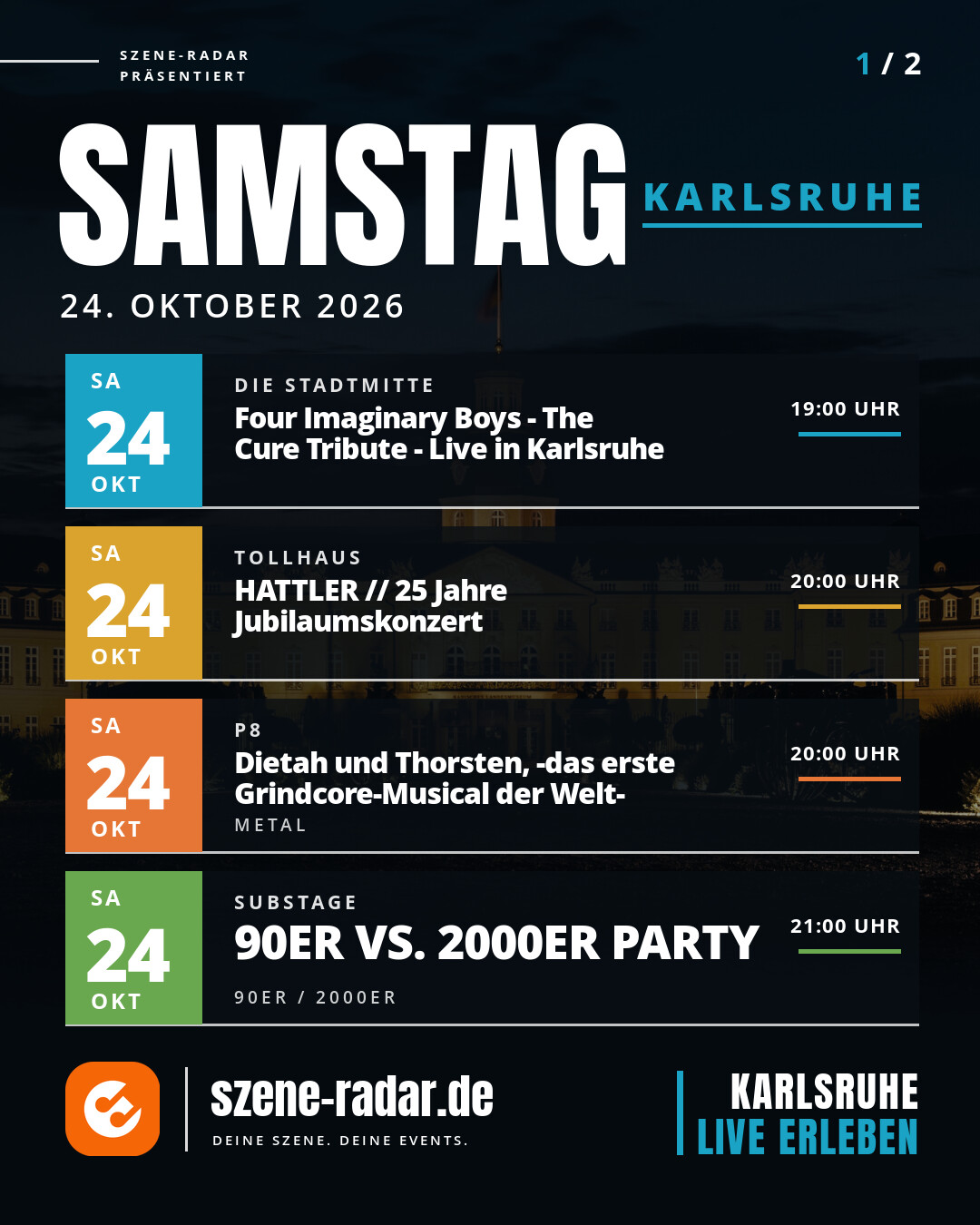 szene-Radar Social Media